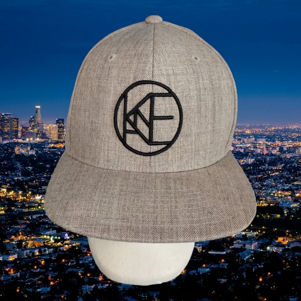 Kane West Snap Back Straight Bill Trucker Hat Hip Hop Producers Stitching Style